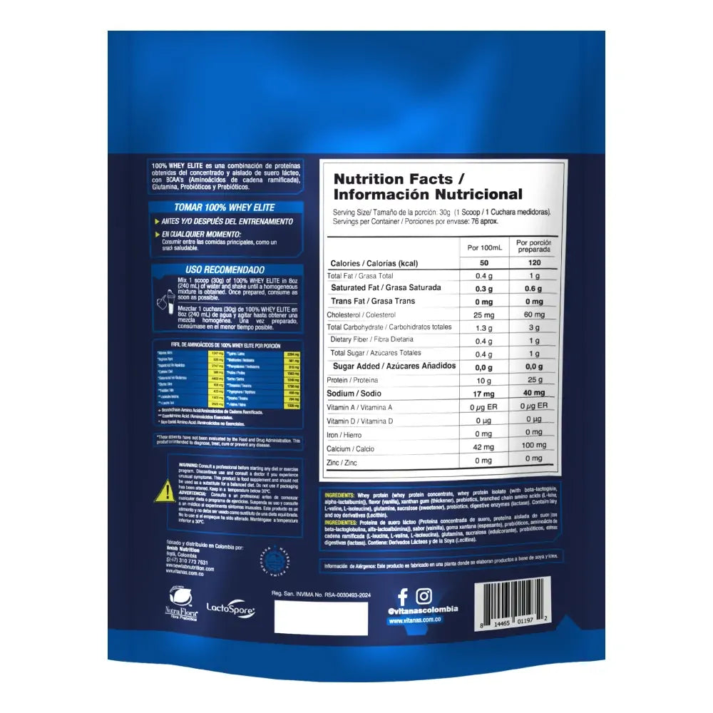 WHEY ELITE 5 LBS - Proteina